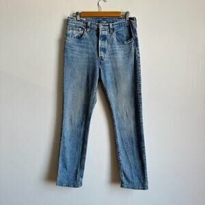 LEVI'S 501 Light Wash Denim Jeans